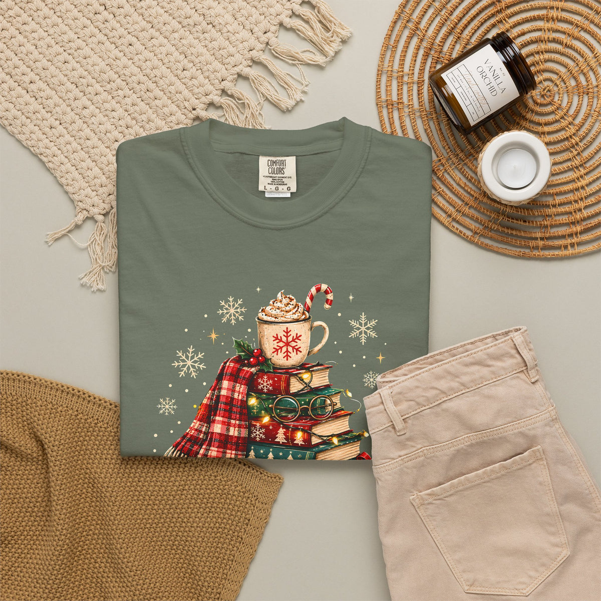 ACOTAR All Booked for Christmas T-Shirt